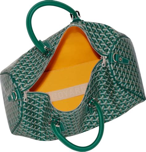 Goyard Green 'Boston 45' Bag 